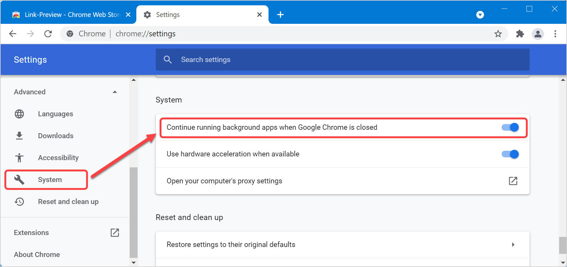 在 Windows 中禁用在后台运行的 Chrome
