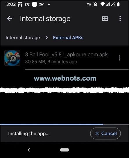 在 Android 中手动安装 APK 文件