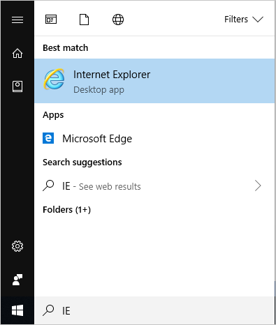 打开 IE