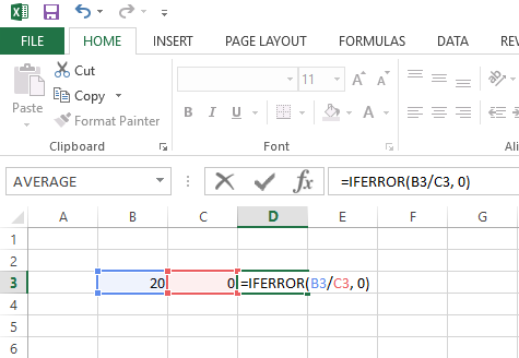 如果 Excel 出错