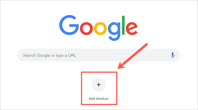 在 Chrome 新标签页中添加快捷方式