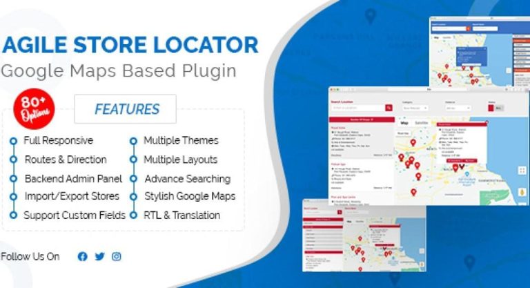 WordPress谷歌地图插件Store Locator For WordPress