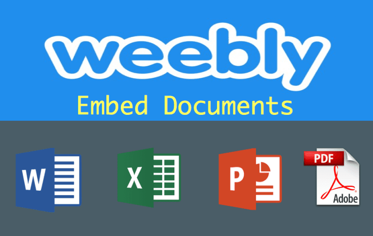 如何在Weebly中嵌入Word、Excel、PowerPoint和PDF