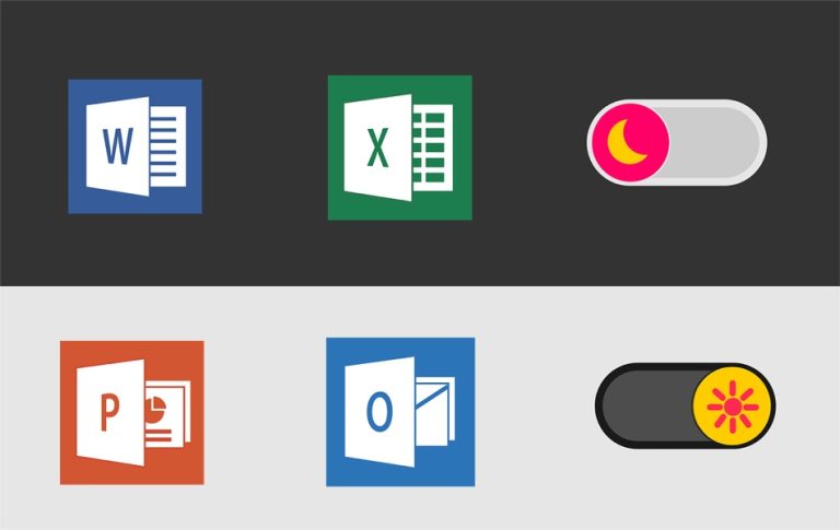 如何在Microsoft Office程序中启用暗黑模式