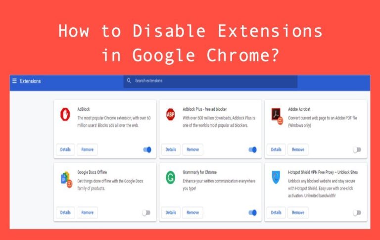 谷歌浏览器中禁用扩展的6种方法