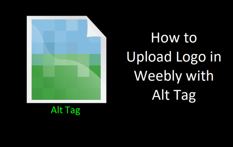 如何在Weebly中上传徽标并添加替代文本