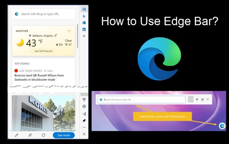 如何在Microsoft Edge中使用Edge Bar