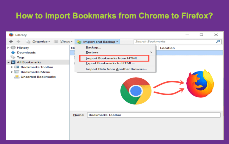 如何将书签从Chrome导入到Firefox