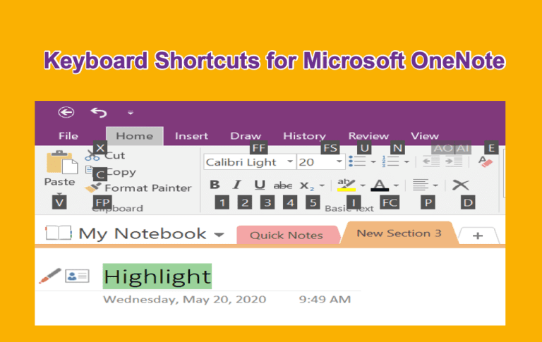 Keyboard Shortcuts For Microsoft Onenote.png