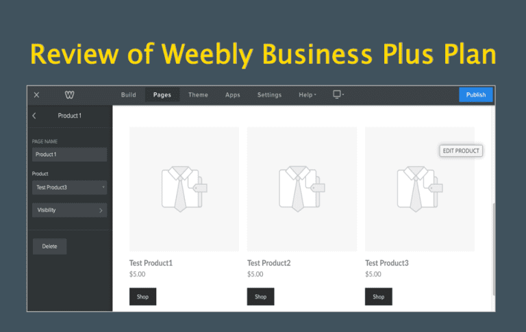 Weebly Performance 和 Business Plus计划