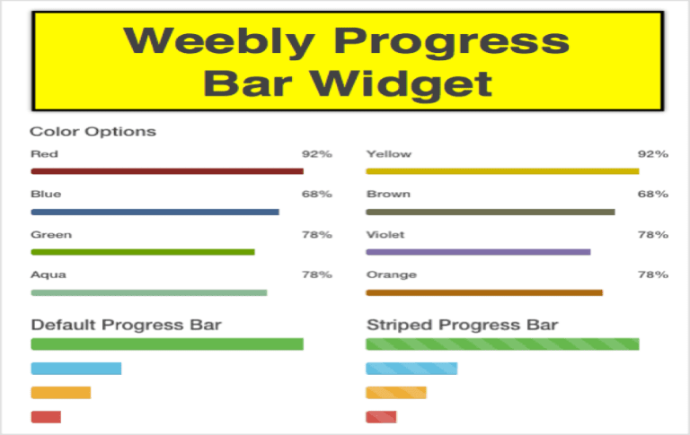 如何在Weebly网站上添加引导进度条