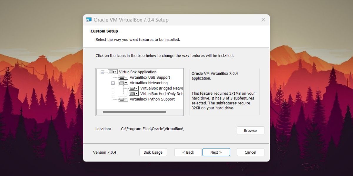 安装 VirtualBox 7.0