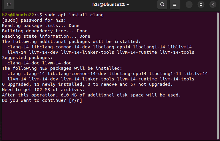 在 Ubuntu 上安装 Clang