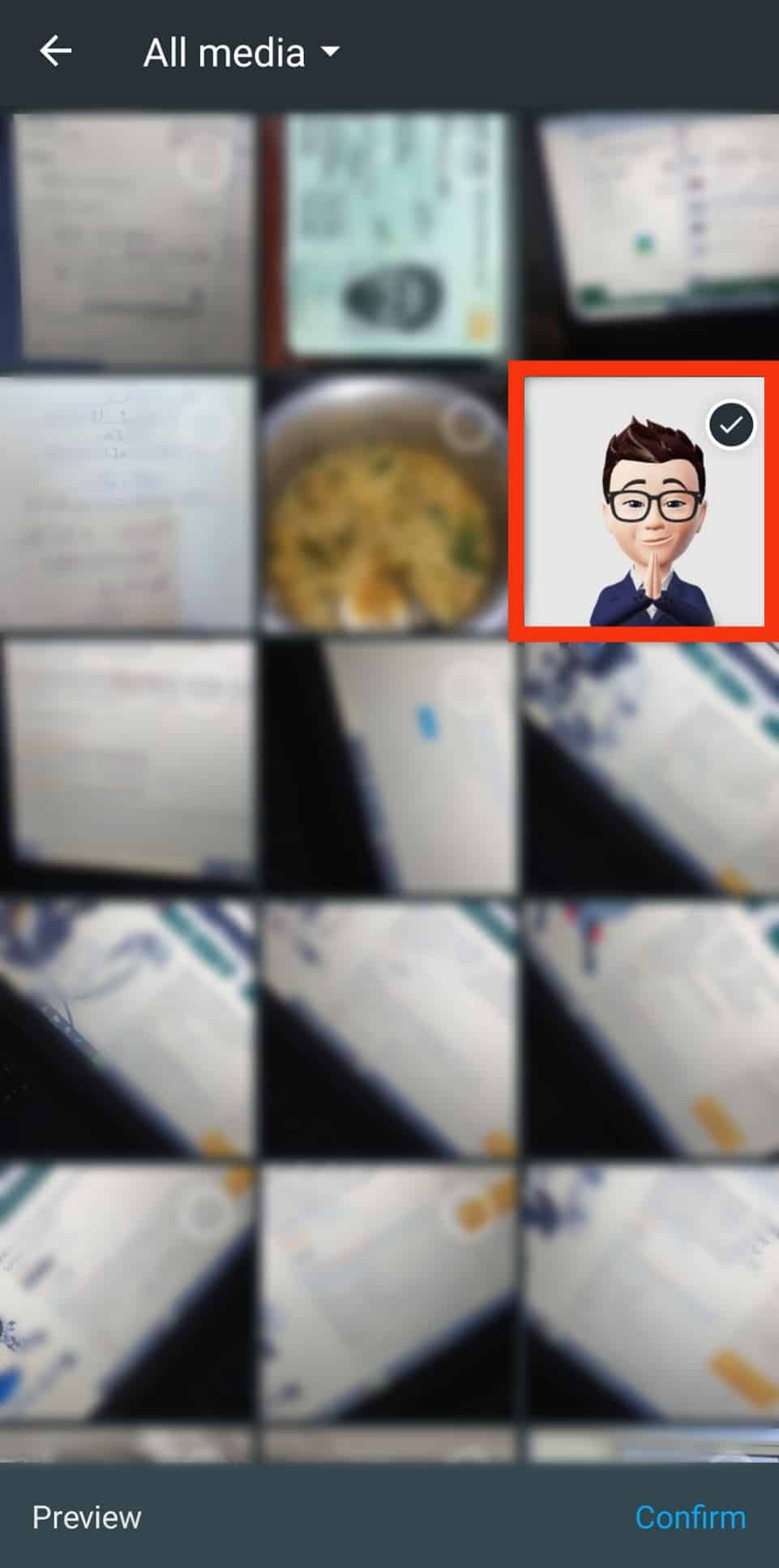 从图库中选择一张照片