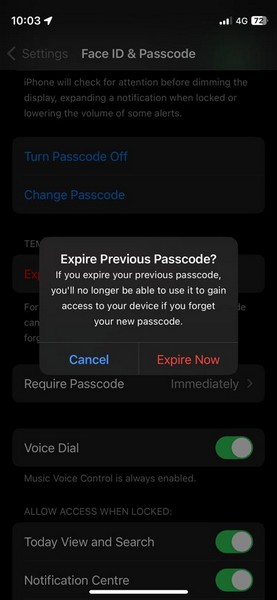 之前的密码现在过期 iPhone ios 17 3