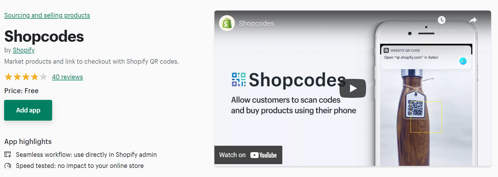 适用于 Shopify 的最佳 QR CIde 生成器应用