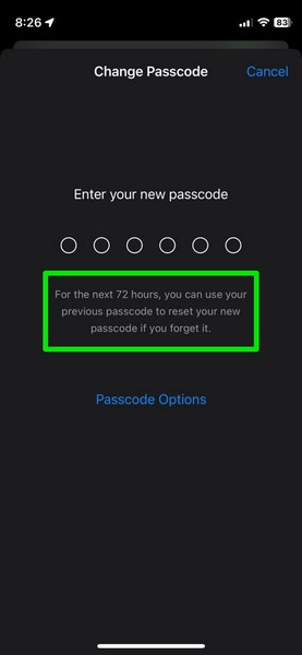 使之前的密码过期 iPhone ios 17 1