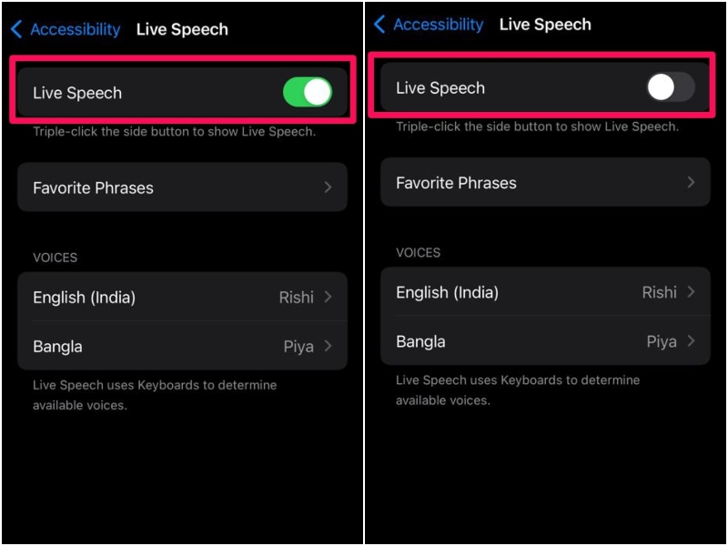禁用实时语音 iPhone ios 17 1
