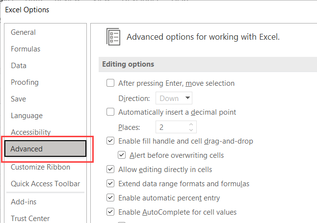 如何修复Excel标签工作表未显示