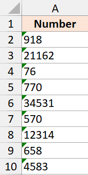 数字转换为文本