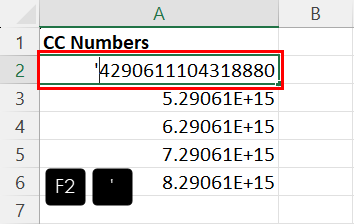 如何在 Excel 中将数字转换为文本