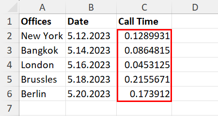 在 Microsoft Excel 中格式化时间的 9 种方法