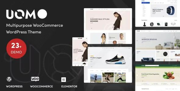 多用途woocommerce Wordpress主题uomo