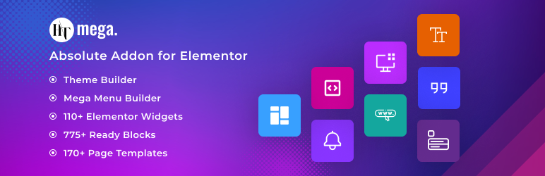 适用于wordpress的elementor插件包ht Mega Pro