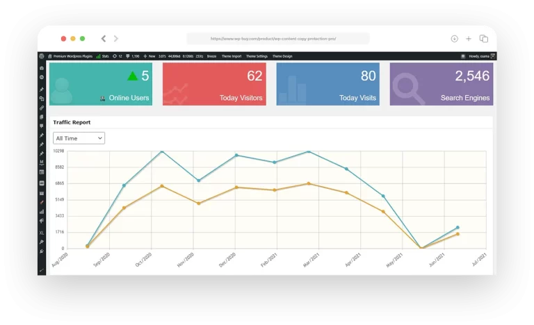 Wordpress统计插件visitor Traffic Real Time Statistics Pro