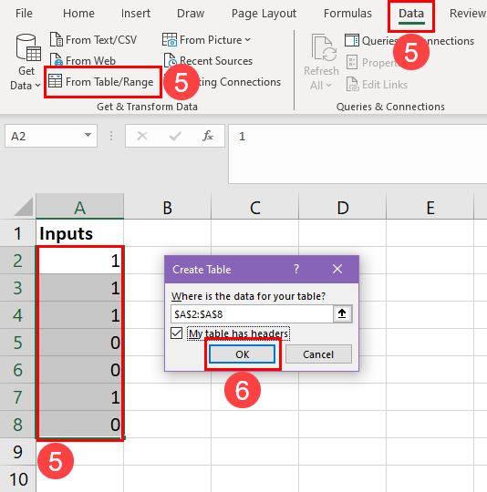 将工作表数据集导入 Power Query