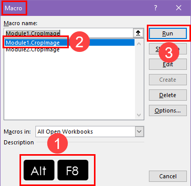 Running Excel VBA script