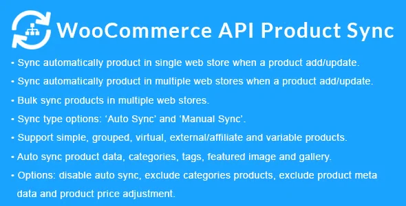 Wordpress产品同步插件woocommerce Api Product Sync