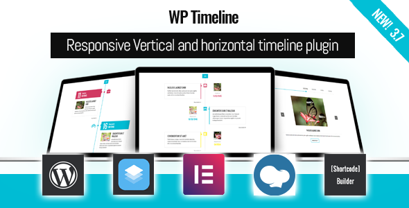 Wordpress时间轴插件cool Timeline Horizontal & Vertical